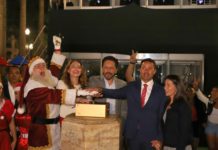 “Começou o maior Natal Iluminado da história de São Paulo”, diz Ricardo Nunes ao acender as luzes da Catedral da Sé