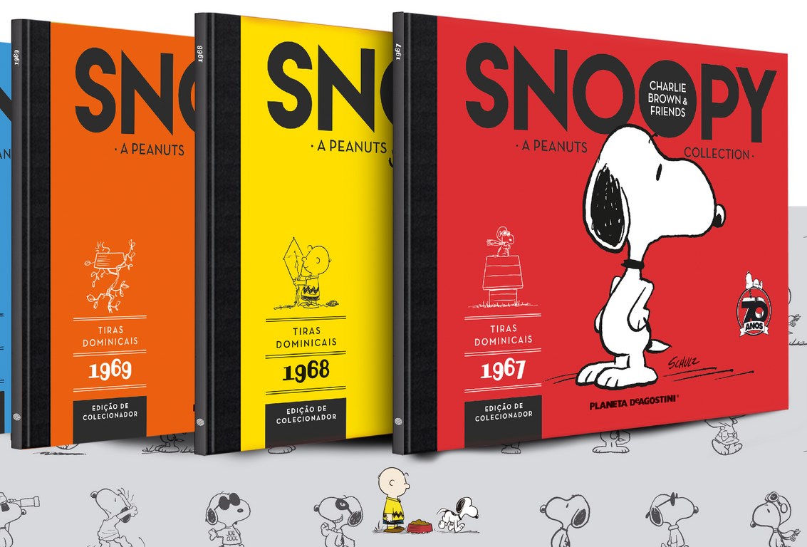 Snoopy ganha coleção especial em comemoração aos 70 anos | Editora